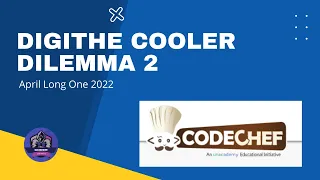 The Cooler Dilemma 2 Problem Code WATERCOOLER2 CodeChef Solution PYTH 3 6
