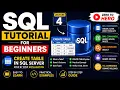 Complete SQL Tutorial for Beginners in Hindi Lecture 4 Create Table in SQL Server CREATE TABLE