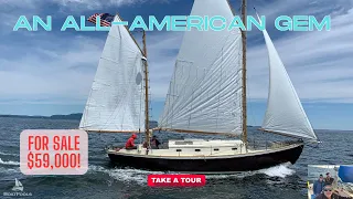 An All-American Sailboat: A Custom Joel White Gem Capable of Taking You Anywhere! Full Tour.