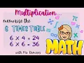 TIMES TABLE for ColorfulLearning-Ms R