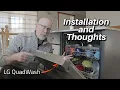 Lagu LG QuadWash Dishwasher: Installation and First Thoughts