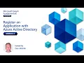 Module 2 Register an App with Azure Active Directory Microsoft Graph Fundamentals for Beginners