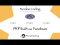 PHP Functions trim rtrim ltrim Remove Extra Characters and White Spaces from String FundooCoding
