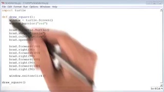 Lesson 2a Use Classes - Draw Turtles 10 Two Turtles Python Programming