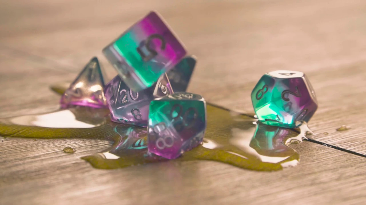 Dice set Aurora
