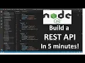 How to Build a REST API in Node js and Express js and File JSON Database