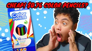 can a cheap 12 color pencil set handle superman mr diy art challenge