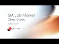 QA Testing Job Market Overview 2019