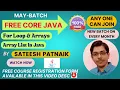 Free Core Java Class 5 Arrays In Java Array List Examples For Loop SateeshPatnaik Free Training