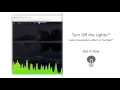 Audio Visualization Effect on YouTube website