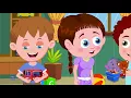 Schoolies | Wheels On The Bus | Blue bus |  Kindergarten Videos And Nursery Rhymes