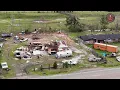 Storm Damage in Newton County Mississippi on April 5 2022