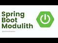 Spring Modulith Tutorial Build Modular Monolith in Spring Boot 3 1 Beginner Step-by-Step Guide