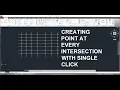 How To Create Points At Intersection In AutoCAD Point Insert Between All Intersection