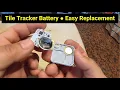 Replace Battery on Tile Bluetooth Trackers Old Disposable Versions Mate Sport Pro Style Slim