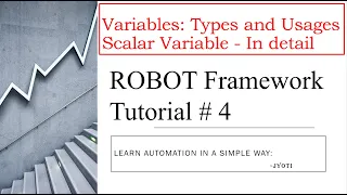 Robot Framework With Selenium and Python Tutorial 4 Variables Types and Usages Scalar Variables
