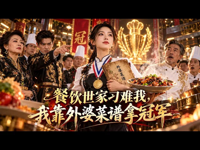 震撼首播小馆店主凭外婆古法参赛遭世家刁难!凭刀工创意夺冠,恶人败露禁赛,回小店治愈孩童相守