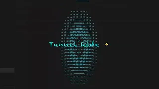 Tunnel Ride Effect Using Python in Terminal