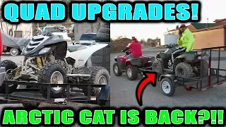Craigslist Guy RETURNS the ARCTIC CAT Cr80 Updates Raptor 660 Upgrades