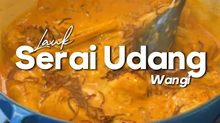 Lauk Serai Udang Wangi