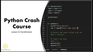 Conditionals Python Crash Course Lesson4