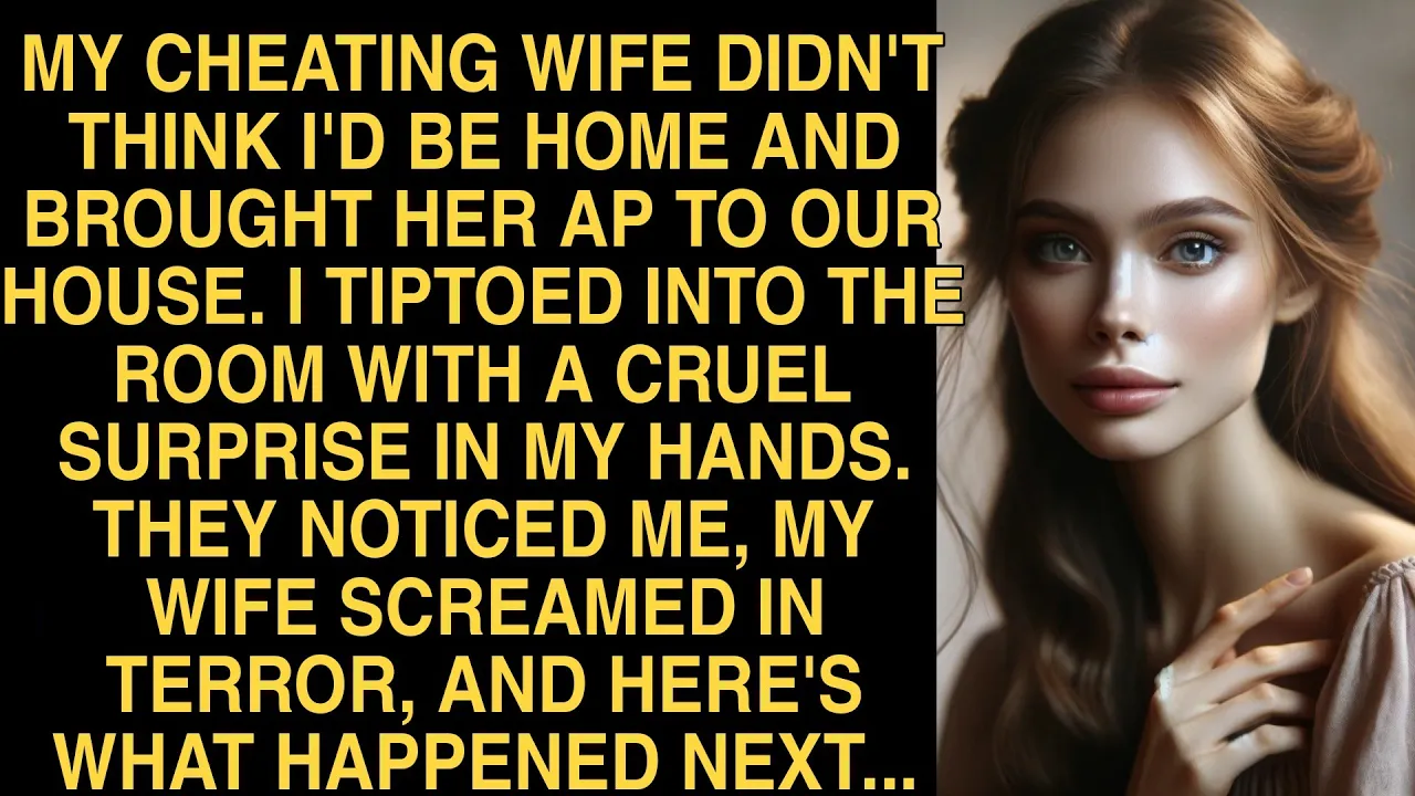 Outline Video My Cheating Wife Didn't Think I'd Be Home And Brought Her AP To Our House. I Tiptoed Into The Room