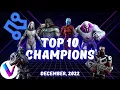 Top 10 Tech Champions in MCoC - December 2022