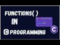 Functions in C Programming Explained Built-in VS User Defined Function Part-1 C-programming