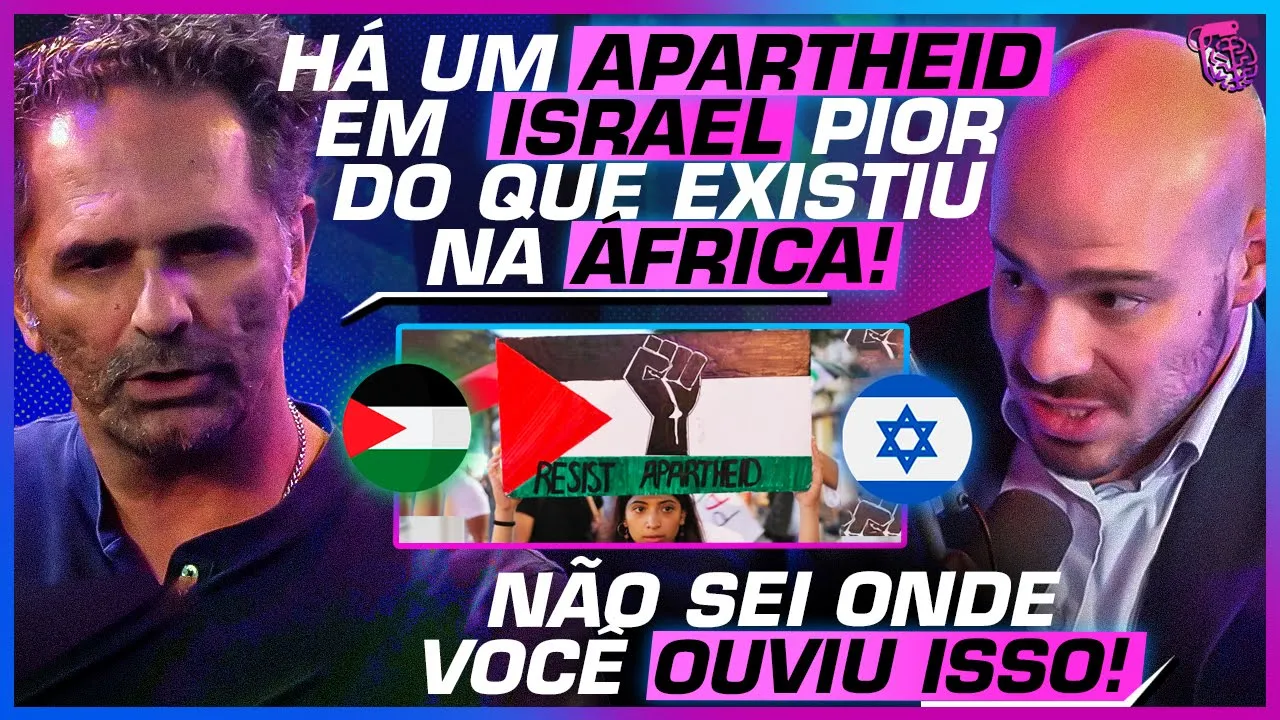 CLIMA TENSO! EXISTE SEGREGAÇÃO RACIAL em ISRAEL ou NÃO? - ANDRÉ LAJST E SALEM NASSER