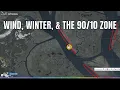 The Impact of Wind on Wintertime Inshore Fishing Zone