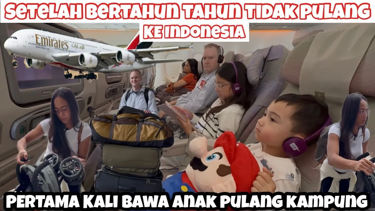 PERTAMA KALI PULANG KE INDONESIA BAWA ANAK BUNGSU JUMPA ORANG TUA PENERBANGAN SETELAH BERTAHUN TAHUN PERTAMA KALI PULANG KE INDONESIA BAWA ANAK BUNGSU JUMPA ORANG TUA PENERBANGAN SETELAH BERTAHUN TAHUN