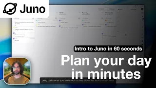 Juno digital personal planner app - explained in 60 seconds