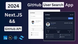 GitHub User Search Project using React JS