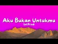 Aku Bukan Untukmu - Aku menyesal tlah membuatmu menangis - Cover by Sal Priadi (Lirik Video)