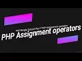 Learn PHP full bangla tutorial part 7 PHP Assignment operators