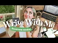 Write With Me Livestream Deep Focus Session