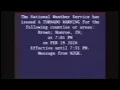 EAS reaction PDS tornado warning in bloomington IN