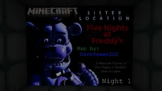 minecraft fnaf sister location night 1 map 