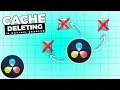 How To DELETE Cache FILES In Davinci Resolve