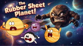 The Rubber Sheet Planet! | #aumsum #kids #science