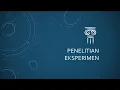 Download Lagu Penelitian Eksperimen (Metode Penelitian Pendidikan - Pert 8)