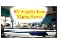 RV Supplies from a Marine Store Don t Disregard this Industry