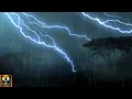 Download Lagu Thunderstorm Sounds with Rain, Lightning Strikes and Strong Thunder Rumble to Sleep, Study, Relax