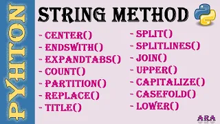 string functions and methods in python 3 with examples jupyter notebook