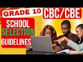 Lagu How to SELECT Senior school Grade 10 Career Pathways \u0026 Schools in CBE/CBC in 2025