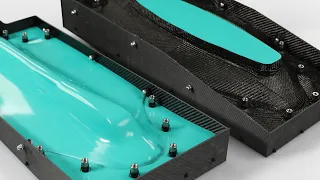 Making Precision Split-Moulds for Complex Carbon Fibre Parts