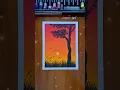 How to Draw a Sunset Landscape with Oil Pastels