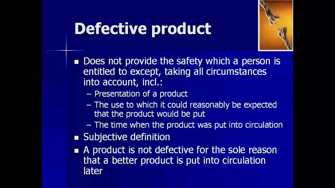 Product Liability in the European Union