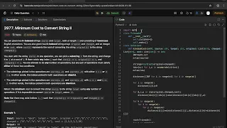 2977 Minimum Cost to Convert String II Leetcode Daily Question