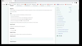 Day 3 Intro to Conditional Statements Hackerrank Python